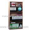 15mm PB PVC Wood Cube Furniture Bookcase with 1 Fixed / 4 Adjustable Shelves DX-129
