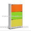 Fashionable White Orange Shoe Rack Cabinet for Living Room DX-8616