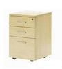 Fashion Mobile 3 Draw Wooden file Cabinet / Bookcase Short Ark , Locker DX-K012