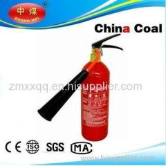 CO2 fire extinguisher hot