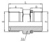 ORFS MALE O-RING / METRIC MALE S-SERIES ISO 6149-2