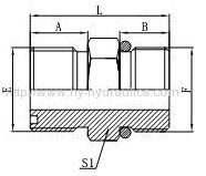 ORFS MALE O-RING/SAE O-RING BOSS S-SERIES ISO 11926-2 HYDRAULIC FITTING