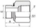 METRIC male L seriesISO6149-3/ NPT female adapters