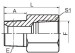 NPT MALE/ BSPT FEMALE ADAPTER