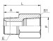 BSPT male/NPT female adapter 5TN-SP