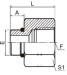 SAE O-RING BOSS L-SERIES ISO 11926-3/NPT Female Thread Adapters 5ON