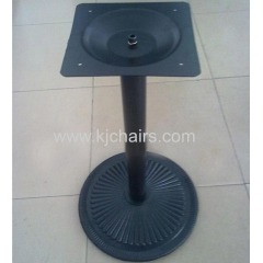 fast food dining table with cast iron table base