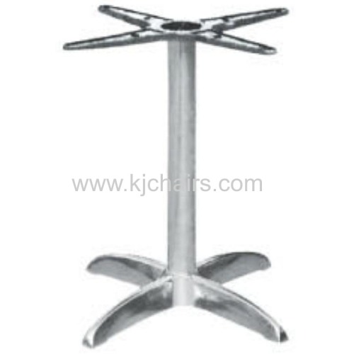 durable polishing surface aluminum restaurant table base