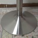 brushed fast food table base