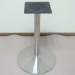 brushed fast food table base