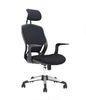 Firm Black Adjustable Fabric Office Chair With PP Armrest Nylon Casters DX-C601