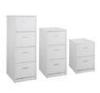 Fashion White Dove Wood File Cabinet With 2 / 3 / 4 Drawers DX-K015