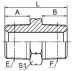 straight NPT male thread coupling adapter