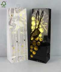 Promotional wine bottle gift bag