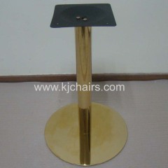 round titanium yellow table base