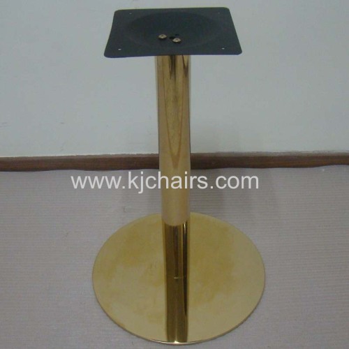 round titanium yellow  table base  