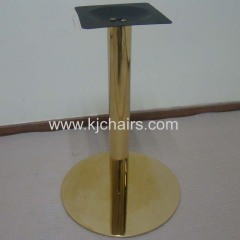 round titanium yellow table base