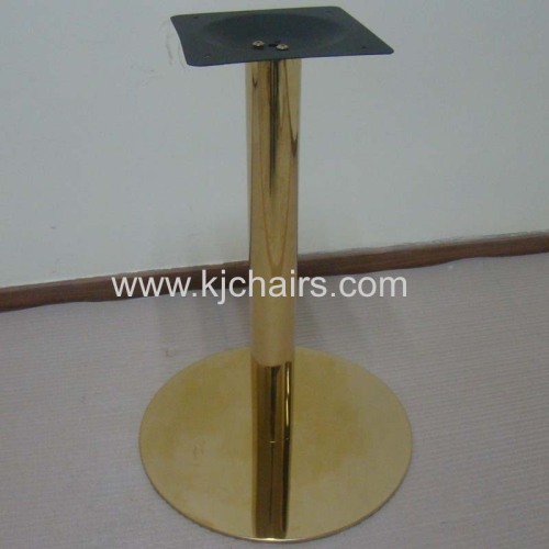 round titanium yellow  table base  