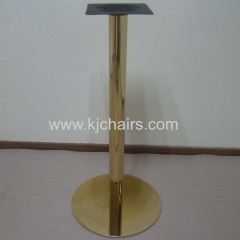 round titanium yellow table base