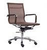 Brown adjustable Fabric Office Chair for heavy people With Armrest OEM DX-C618