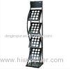 Cross Style Black Metal Magazine Rack Bookshelf Four - Layer DX-K130