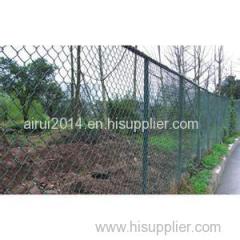 Cheap chain link fence,pvc diamond safety fence,football green mesh fence