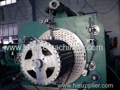 Hollow wall winding pipe machine