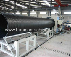 Large caliber hollow wall winding pipe machine