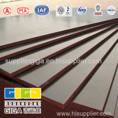 GIGA 11 layers poplar core WBP film faced plywood manufacturer