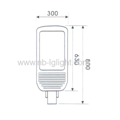 IP65 8W/24W/60W square shape outdoor LED street light