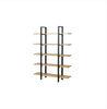 Simple Free Standing Storage Display Rack Steel - Wooden Bookshelves DX-K152