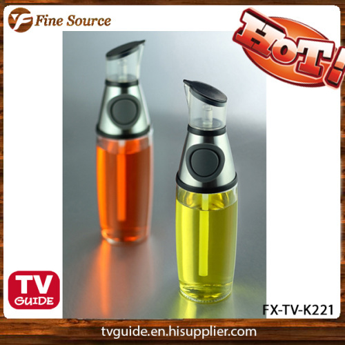 TV Pro. Press & Measure Oil & Vinegar Dispenser