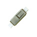 metallic fiber adapter with zirconia sleeve