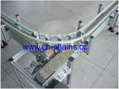 Stainless steel flat top chains 815series straight running