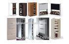 Mirrored Cupboard Unit Como Shoe Cabinet Storage Rack with dual door DX-8620
