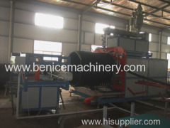 PE hollow wall winding pipe machinery