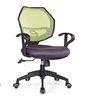 Nylon Base W / epoxy Coating Shell Fabric Office Chair With Armrest Gas Lift Butterfly