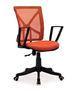 High Back Red Mesh Fabric Office Chair With Headrest / Butterfly Machanism DX-C632