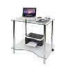 Modern Tempered Glass Computer Desk