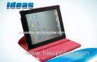 Rose Stand Cover Apple iPad Leather Cases for iPad 4 , 360 Rotating