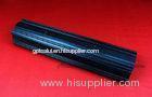 Black Anodize Oxidation Extruded Aluminum Profiles for LED Light , Tolerance 0.02mm - 0.1mm