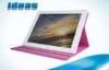 Book Flip PU Apple iPad Leather Cases for Women , Waterproof Screen Cover