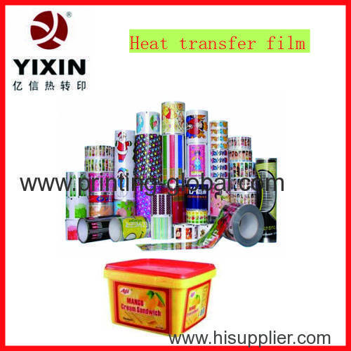 Color heat transfer film