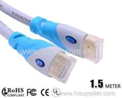 High speed good quality 1.4 version 1.5m hdmi cable with ethernet for 3D