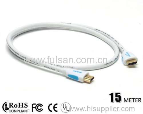 Pure cooper high Speed 3d 15m HDMI Cable Lead male to male