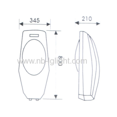 100W IP65 COB street lighting LED road lamp