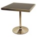restaurant dining table melamine table top with wood edges