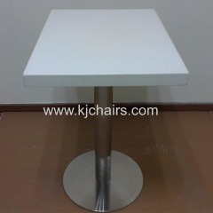 KFC fast food restaurant table in artificial stone