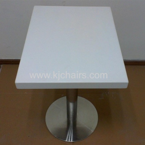 KFC fast food restaurant table in artificial stone