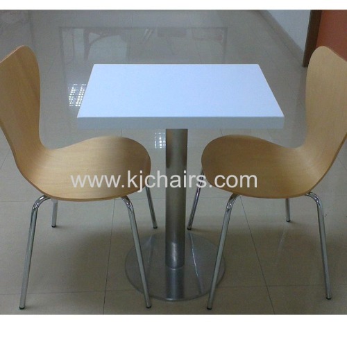 KFC fast food restaurant table in artificial stone